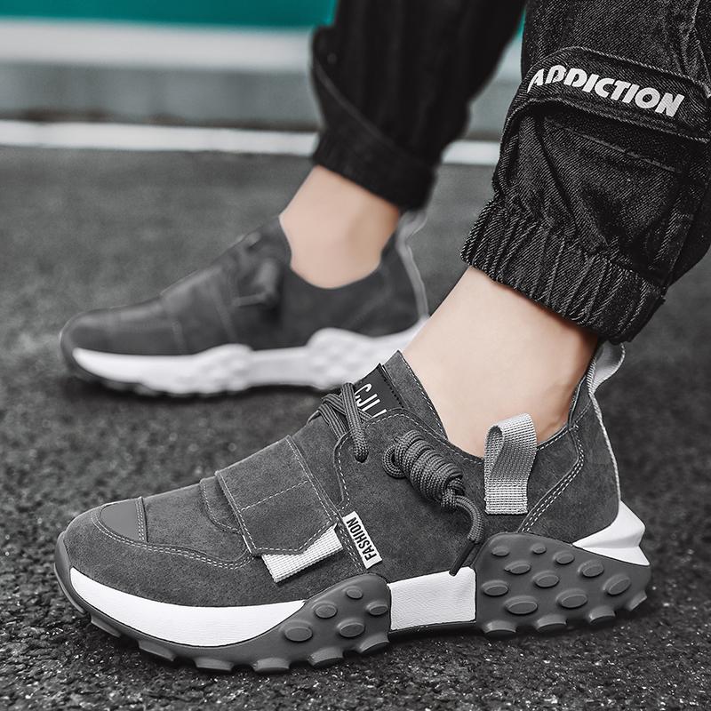 Модная летняя мужская кожаная повседневная обувь на шнуровке — фото 3