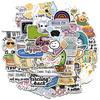 50PCS Sarcastic Sticker Aesthetic Scrapbook Graffiti Decoration Laptop Luggage Phone Skateboard Waterproof DIY Sticker
