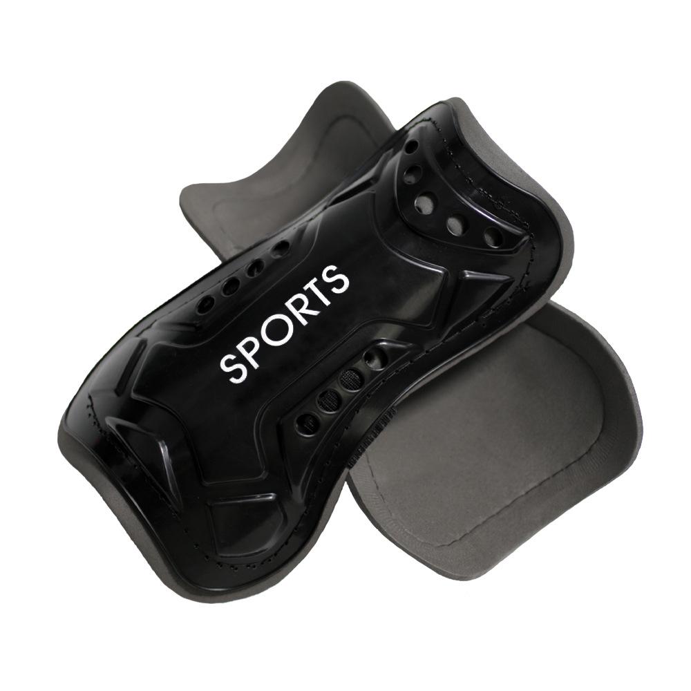 Breathable Adult Football Shin Guards with Protective Straps