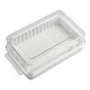 Butter Box Cheese Storage Box 16.5*9.5*5cm PP With Transparent Lid Butter Cut Cheese Refrigerator High Quality