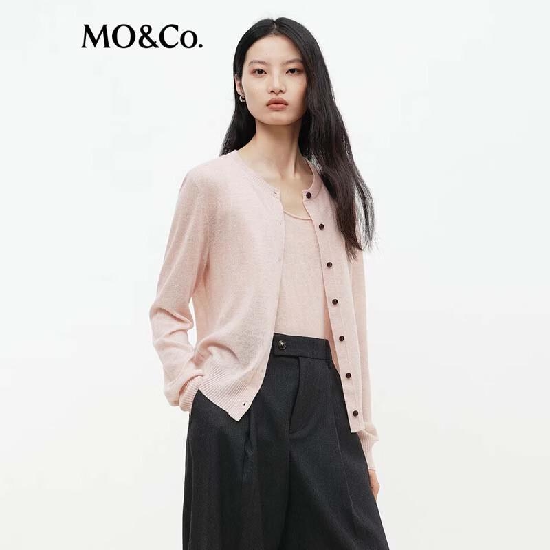 MO&Co. Women's Knit Cardigan Sweater Set