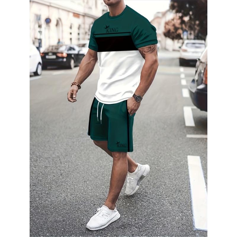 

Two-Piece Fashion King Colorful Print Set XL