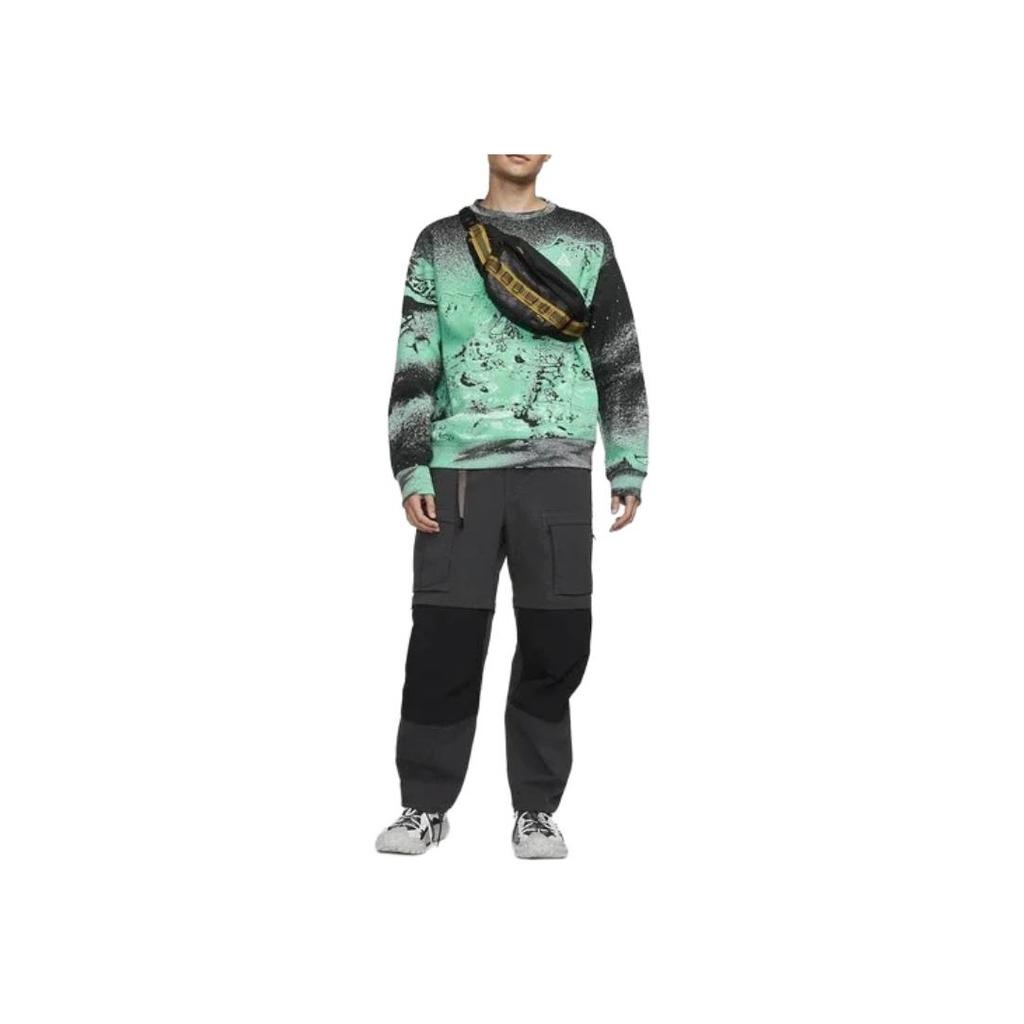 Nike ACG Series Printed Crew Neck Long Sleeve Sweatshirt Men sweatshirt Green DQ5791-369