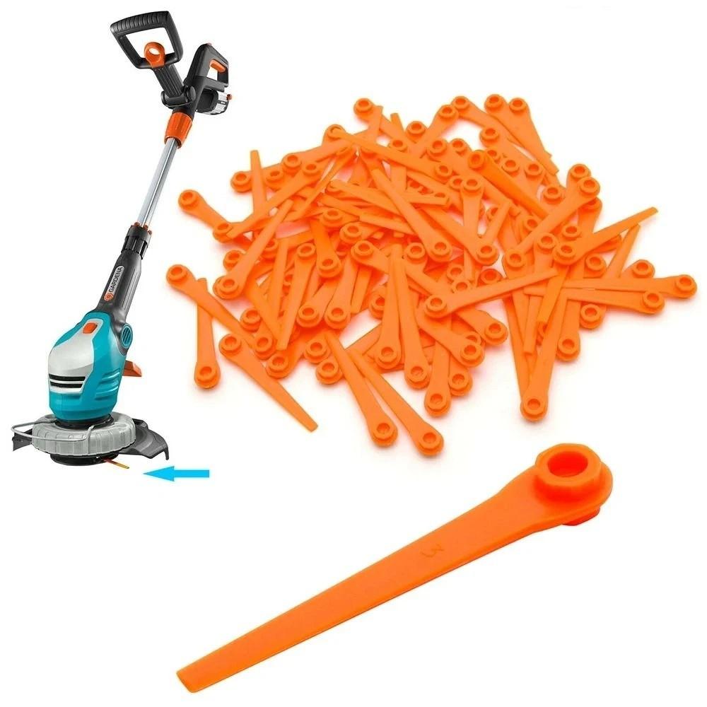 Plastic Material Grass Trimmer Blades Easy Cut Design Lawn Trimmer Blades Grass Trimming