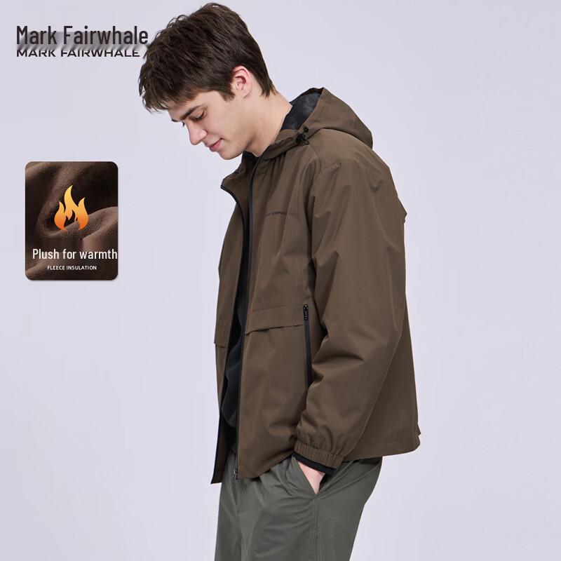 Mark Fairwhale Men's Windproof Hooded Workwear Jacket