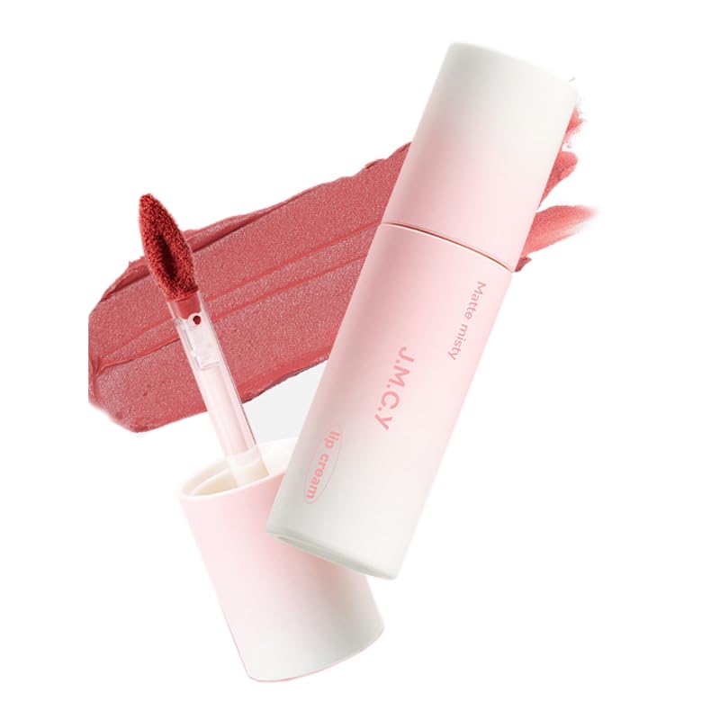 

JMCY Matte Lip Gloss - Popular on TikTok - Long-lasting, Macaron Lip Tint - High Color Payoff - Matte Soft Mist Lip Cream N05