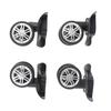 2 Pair Case Luggage Universal Wheels Trolley Case Wheel Repair Parts Accessories