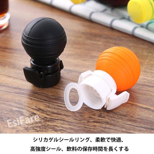 EsiFare Carbonation Cap, Carbonation Keeper for Plastic and Soda Bottles, Drink Cover Saver, Leak-Proof, Keeps Food Fresh, Easy To Use, Gas-Tight Seal