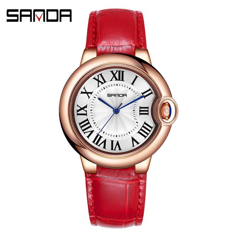 Sanda Universal Luxury Quartz Waterproof Watch for Business and Commuting - High-End Couple's Wristwatch