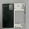 For SA Galaxy A71 4G 2020 A715 A715f Housing Middle Frame Cover+Battery Back Cover Rear Cover+Camera Lens