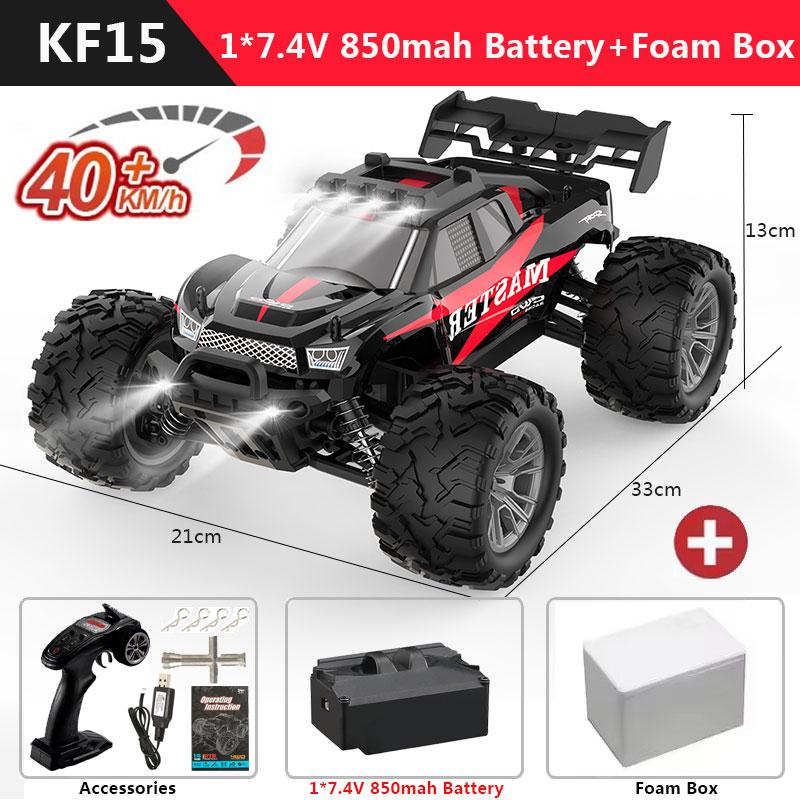 1:16 4WD RC Car Off Road 40KM/H Professional 2.4G High Speed Racing With LED Light Remote Control Cars Drift Monster Truck