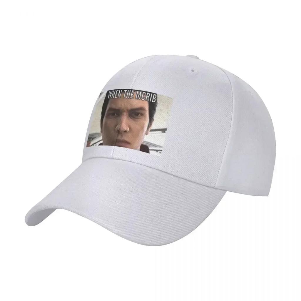 when the McRib Baseball Cap Hat Man Luxury Designer Hat Luxury Hat Womens Beach Visor Mens
