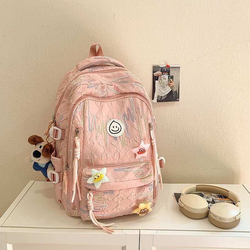 Minority Junior High School Girls Have A High Sense of Design  High School Students  Female College Students and Children's Backpacks.