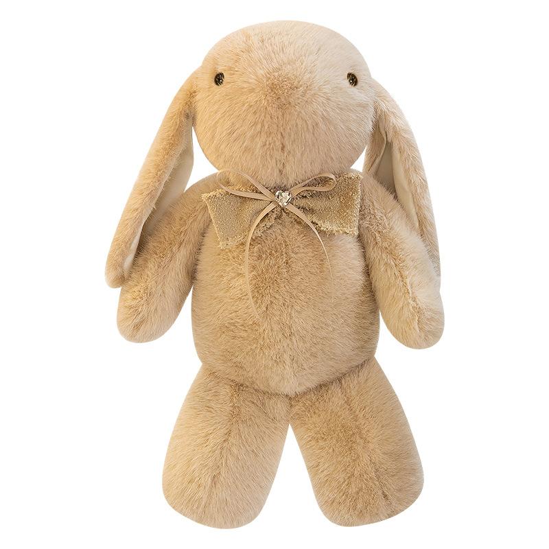 Cute And Luxurious Proud Rabbit Plush Toys For Children Sleeping Pillow Bow Rabbit Rabbit Doll Office Doll Premium