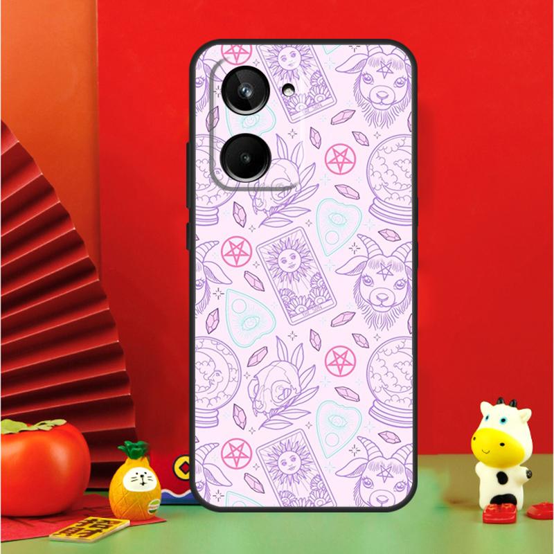 

Pastel Goth Witchy For Realme GT6 GT7 15 Pro 10 11 12 13 14 Pro Plus C65 C67 C63 C61 C55 C51 C53 C35 C75 Case Realme GT7