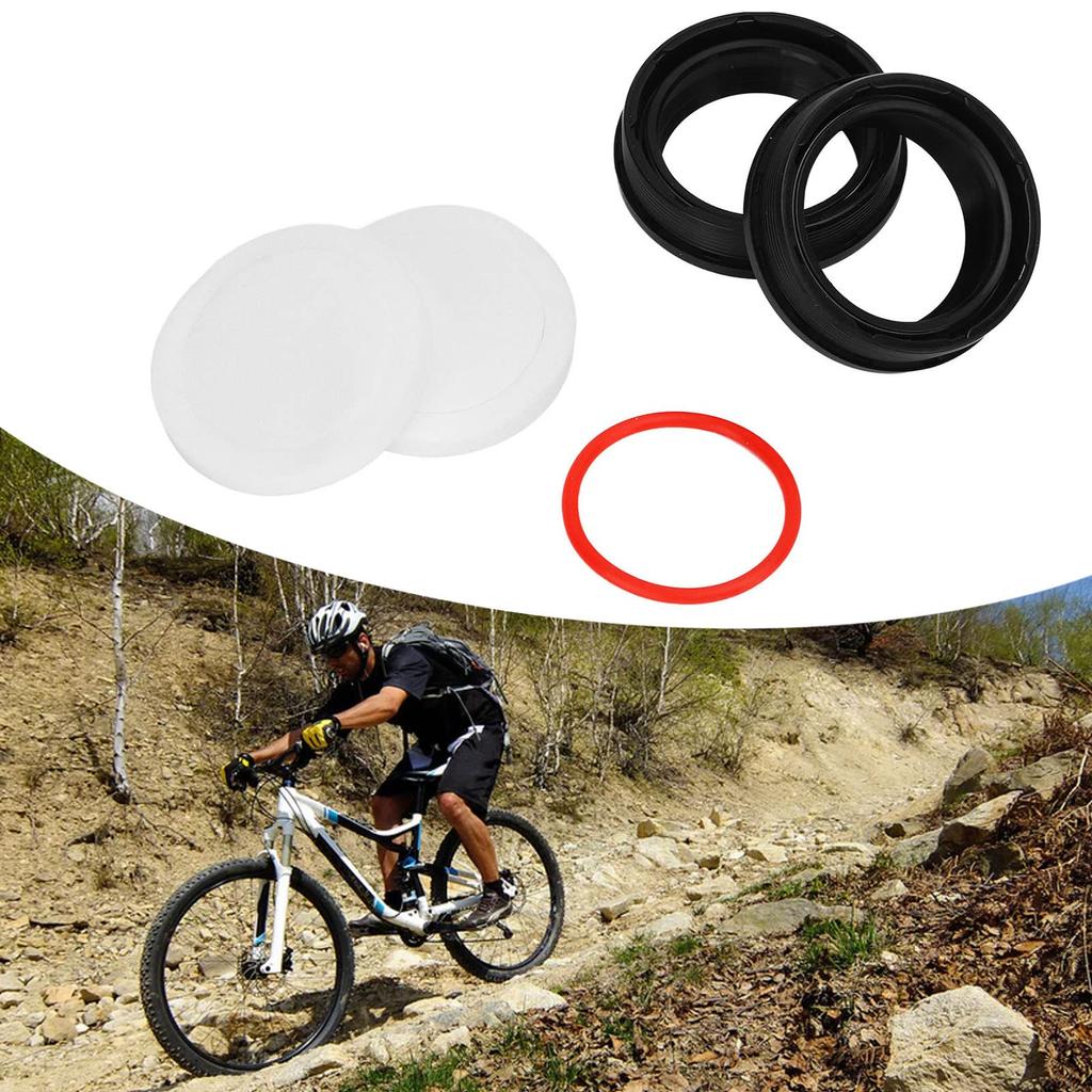 Mountain Bike Suspension Front Fork Dust Seal Seal Sponge Ring 34mm Inner Tube Dust Cover Maintenance Repair Parts