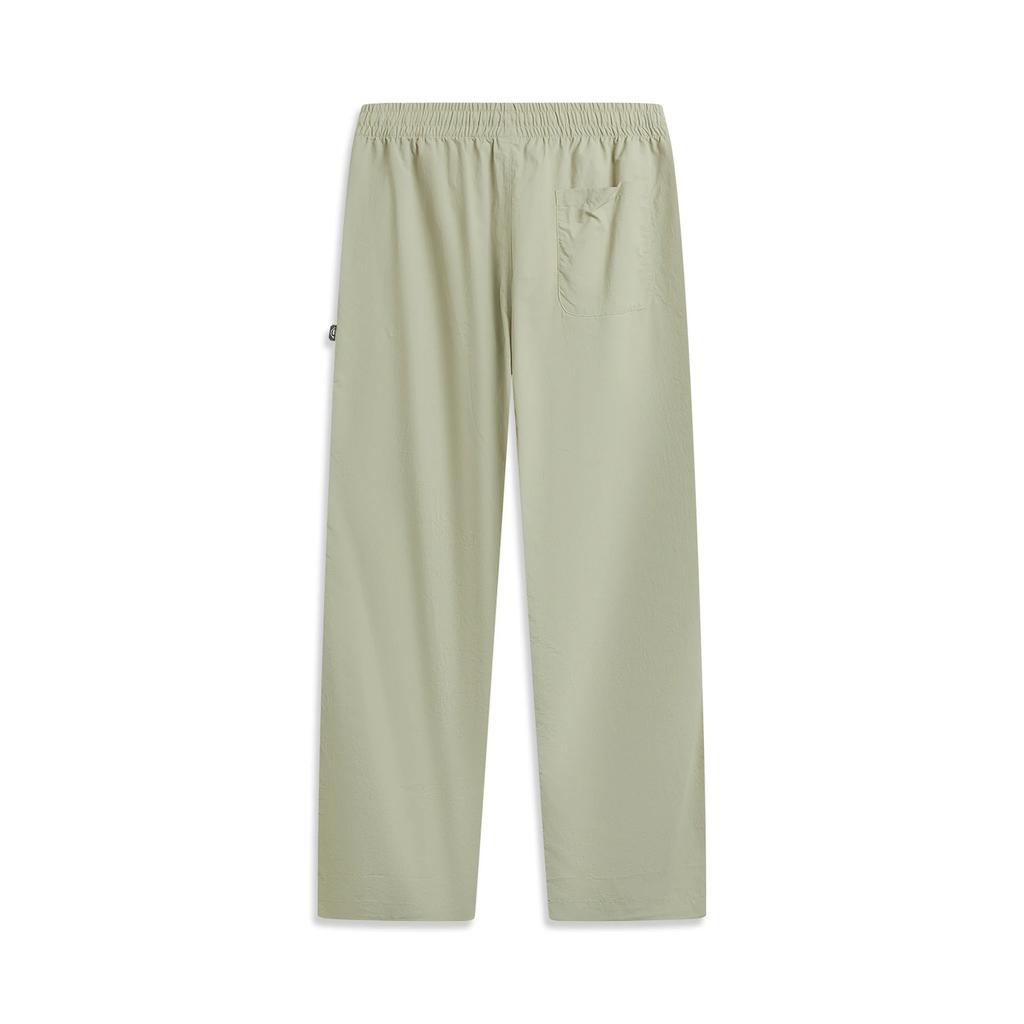 Li-Ning Badfive Letter Casual Versatile Lace-Up Mid-Waist Sports Long Pants Men bottoms AYKW131-1