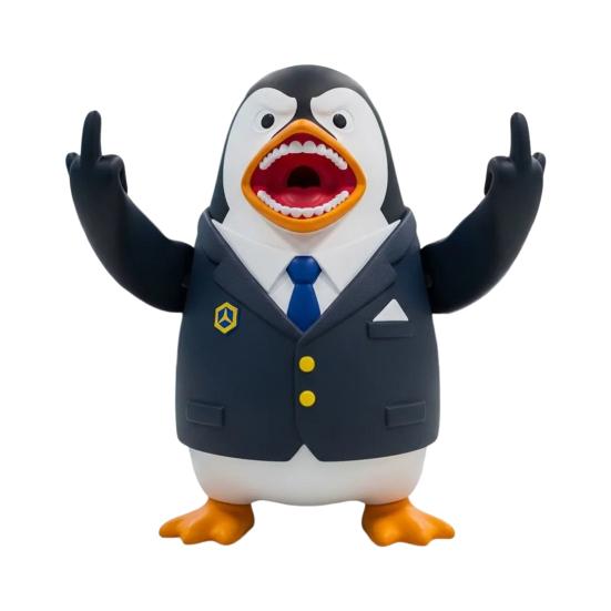Angry Animal Figurine Resin Flip The Bird Animal Ornament Desktop Middle Finger Animal Statue for Home Office Desk Shelf Decor