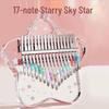 Kalimba Thumb Piano - Transparent Crystal with 21 Keys, Perfect for Children and Beginners