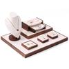 Wooden Jewelry Organizer Tray Rings Earrings Display Pallet Necklace Jewellery Showcase Pallet Large Capacity Rings Storage Tray