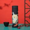 Retro Chinese Thermos Cup: 304 Stainless Steel with Smart Temperature Display and Artistic Design - Ideal Business Gift