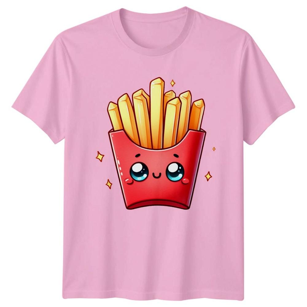 Cute Kawaii French Fries TShirt Kawaii Food Fast Food Birthday Gift