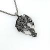 Skull Dragon Pendant, Retro Titanium Steel Necklace Sweater Chain Accessories