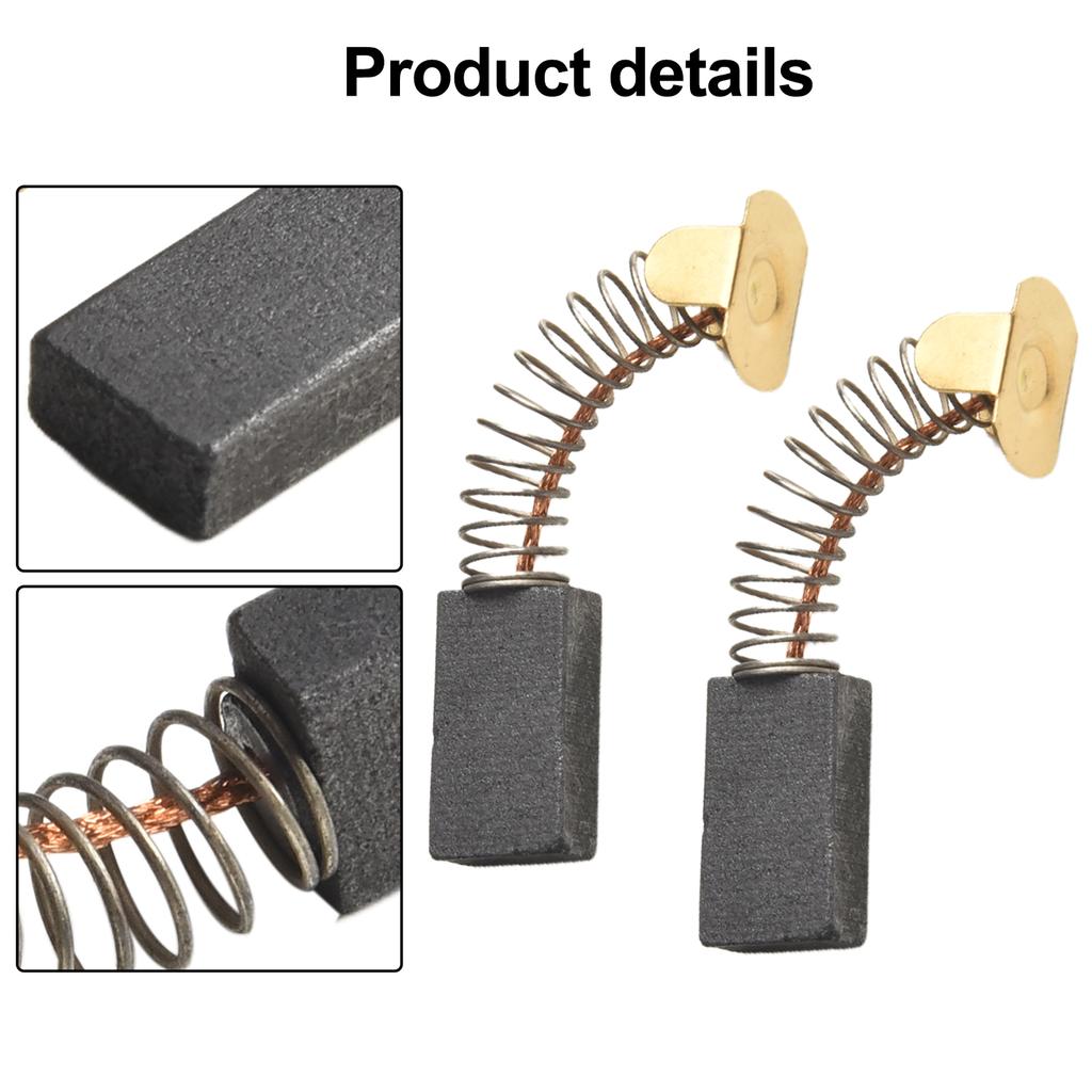 2pcs Carbon Brush Spare Parts 6X11X19mm 824216 869659 For 6302 Type 1/2/3/4 For Porter Cable N031652 Brand New