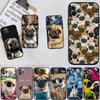 MY6 Cute Pug Dog Soft Shell Phone Case for OPPO A40 A60 A80 A15 A16 A16K A12 A17 A17K A54 A54S A53 A53S A55 A56 A57 A98 F23