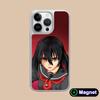Akame Kurome Silver Plating Magsafe Mobile Phone Case for iPhone 17 16 15 14 13 12 11 Air Pro Max Plus Colorful Cover