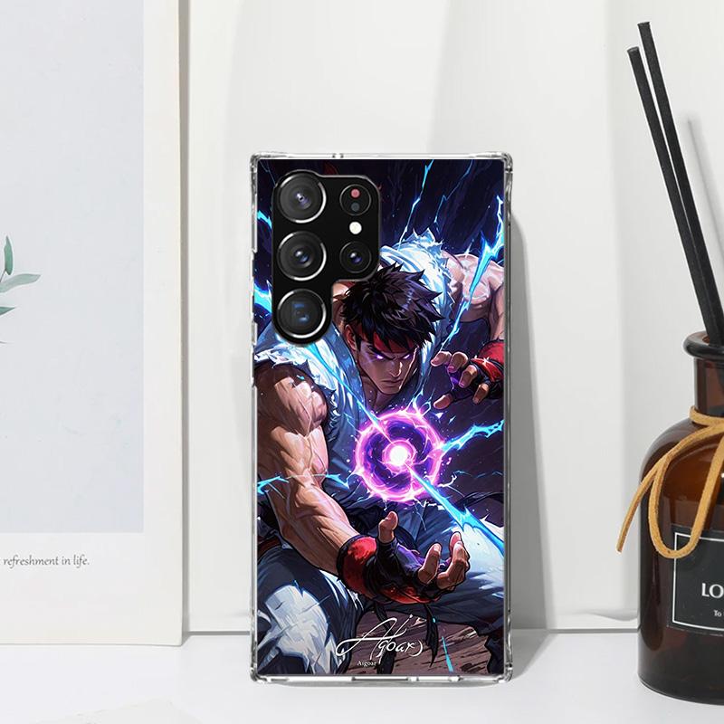 

Game S-Street F-FighterS Phone Case For Samsung Galaxy S26 S25 Edge S24 FE S23 S22 Ultra S21 Plus S20 + Art Fundas Back Cover Ga Samsung S22 Plus