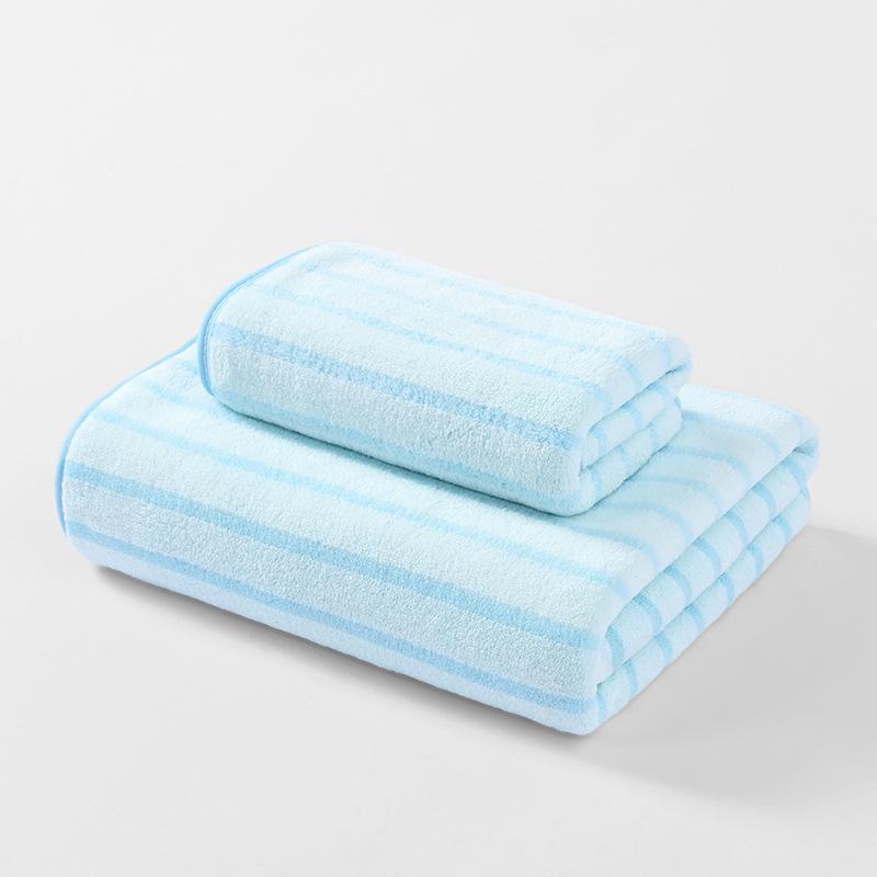 Korallenfleece Schnelltrocknendes Handtuchset für Erwachsene - Saugfähig & Weich für Zuhause oder Strand