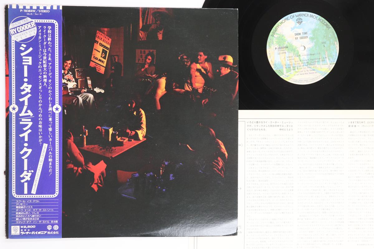 

LP Record RY COODER - Show Time P10384W WARNER BROS 1977 Japan Obi Rock Used