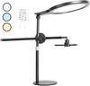LED Ring Light for View 3 Color Smartphone Smartphone View Photography Around View Photography for Live Online Desk 35cm Brightness Smartphones,