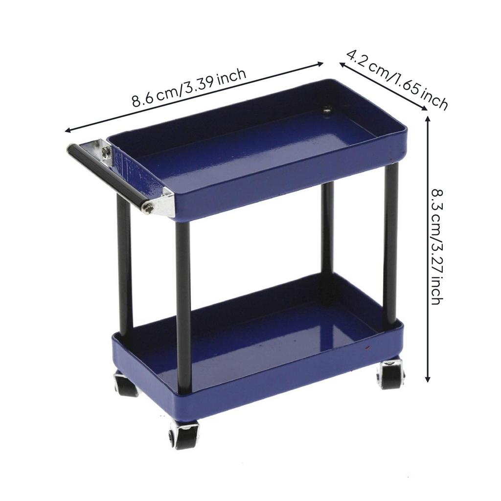 Lightweight RC Crawler Accessory Space-Saving Rolling Service Cart