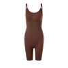 Nahtloser Ganzkörper-Formbody für Damen, Bauchkontrollierender Oberschenkel-Shaper mit verstellbaren Trägern, Übergröße Schlankmachender Bodysuit für den täglichen Gebrauch