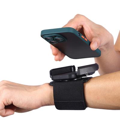 E-TREE Adjustable Portable ABS Wrist Cell Phone Holder with Telescopic Arm 360 Rotating Phone Strap for for 4-7