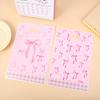 50Pcs Sweet Pink Bow OPP Gift Packing Bag Candy Cake Snack Pouch Bag for Kids Girl Birthday Baby Shower Wedding Party Decoration