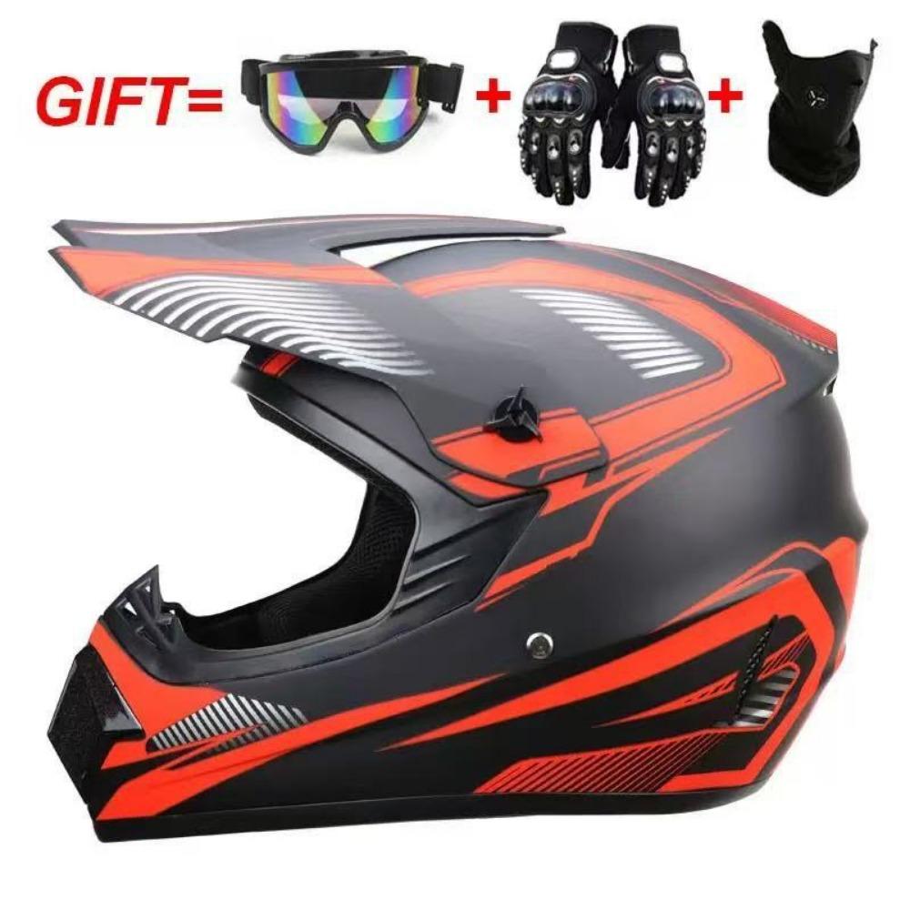 Cool Helmet Junior Motorcycle Helmet Mountain Bike ATV Off-Road Vehicle Helmet