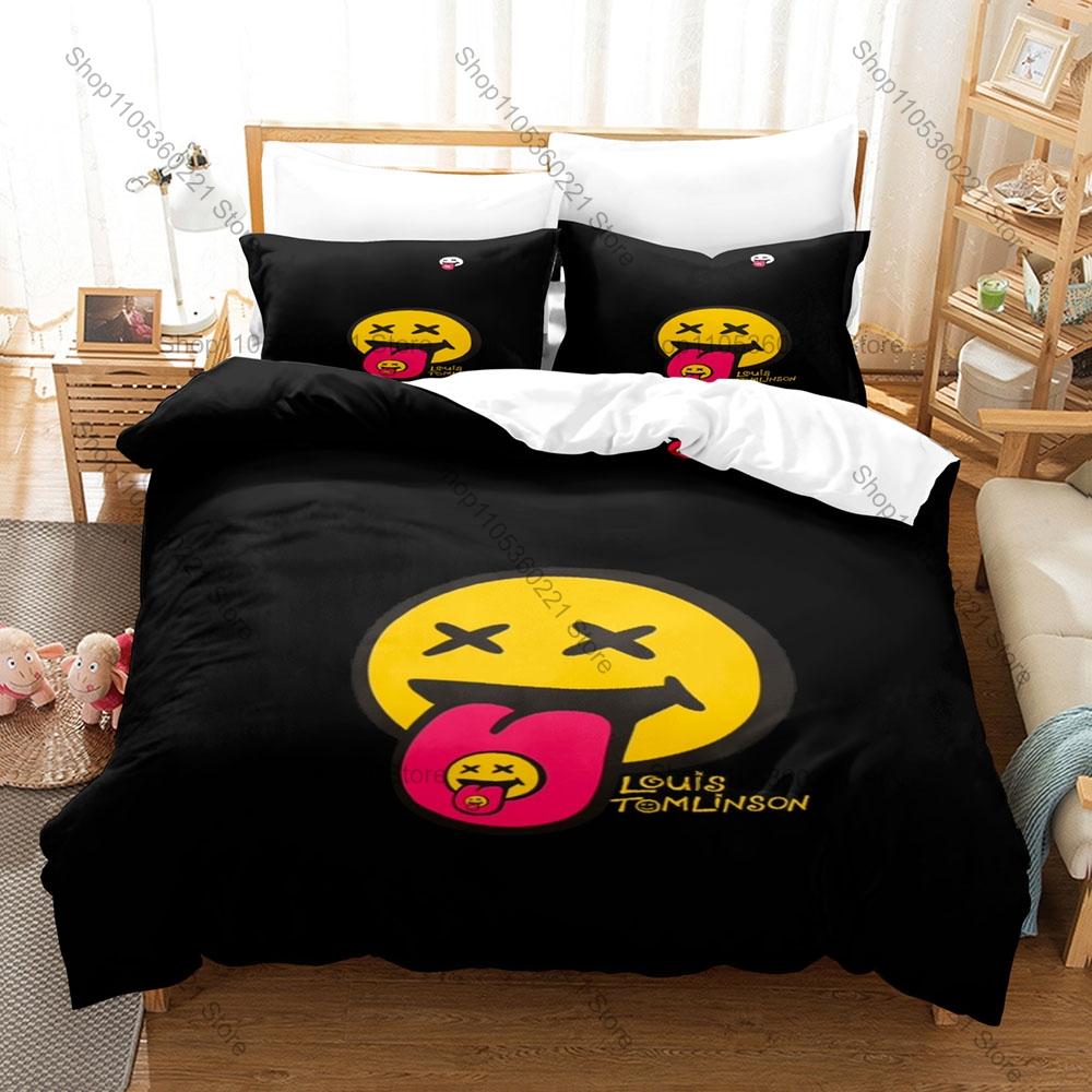 British Pop Rock Singer Louis Tomlinson Faith In The Future Walls Album Bedding Set 1 Duvet Cover + 2 Pillowcases HD Print