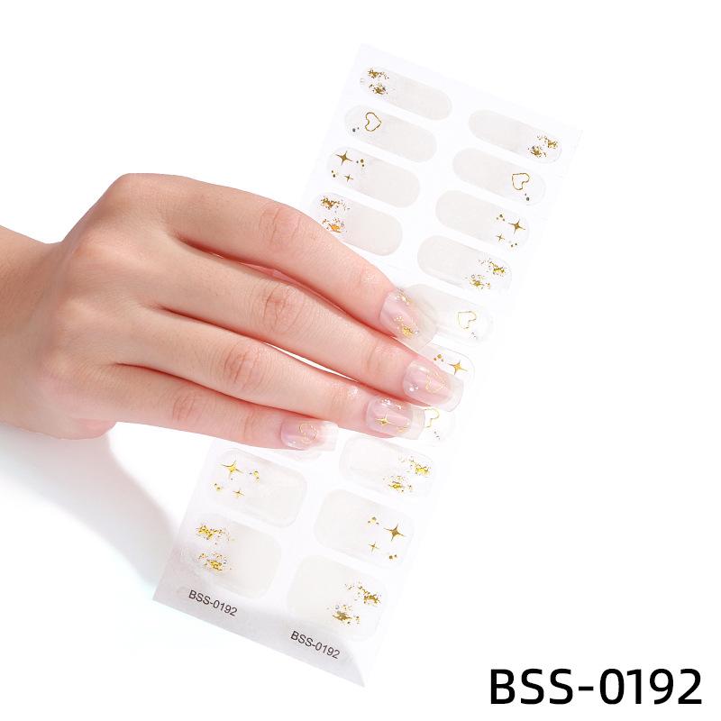 

Новый продукт гель-лак для ногтей наклейки для маникюра бронзирующий цветок любовь фототерапия лак для ногтей пленка полусырые наклейки для ногтей для беременных женщин BSS-0192