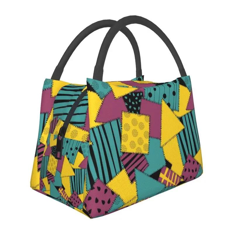 

Платье Салли Рэгдолл, термоизолированная сумка для ланча для женщин, череп Тима Бертона на Хэллоуин, многоразовый контейнер для ланча, коробка для еды 28x17x16CM чистый