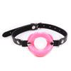 New Woman Sexy 3 Colors Leather Erotic Toys Silicone Ball Open Mouth Gag Sex Toys Slave For Sex Bondage Exotic Accessories