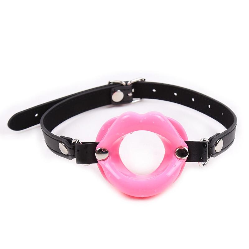New Woman Sexy 3 Colors Leather Erotic Toys Silicone Ball Open Mouth Gag Sex Toys Slave For Sex Bondage Exotic Accessories
