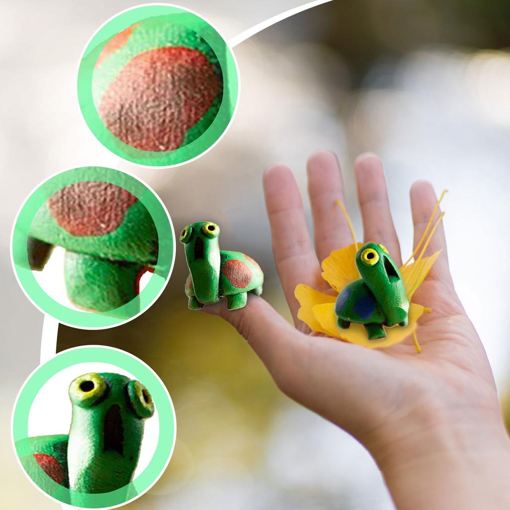 Scared Turtle Decoration Creative Desktop Decoration Ornament Home Decor Craft