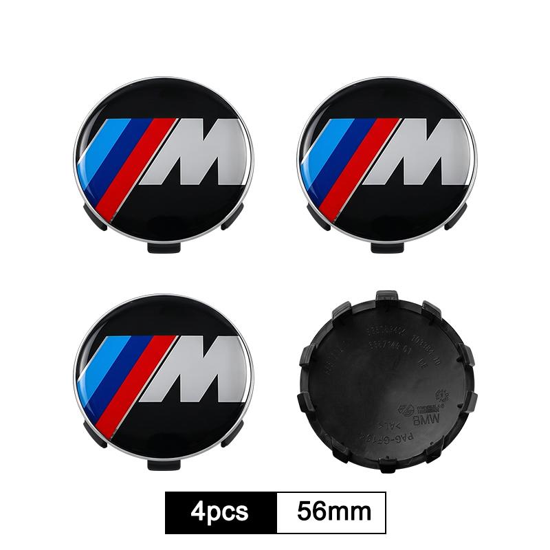 

4PCS 56/68MM Car Emblem Badge Wheel Center Hub Cap Covers Auto Rim Cover For BMW E46 E39 E90 E60 E36 F30 F10 E34 E30 F20 E92 M3 M4 M5 X3 X4 X5 X6 X7