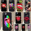Sexy Lips KISS For Redmi 10 9C 10C 12C Cover For Xiaomi Redmi Note 12 Pro 10 9 8 11 Pro 9S 10S 11S 12S Case