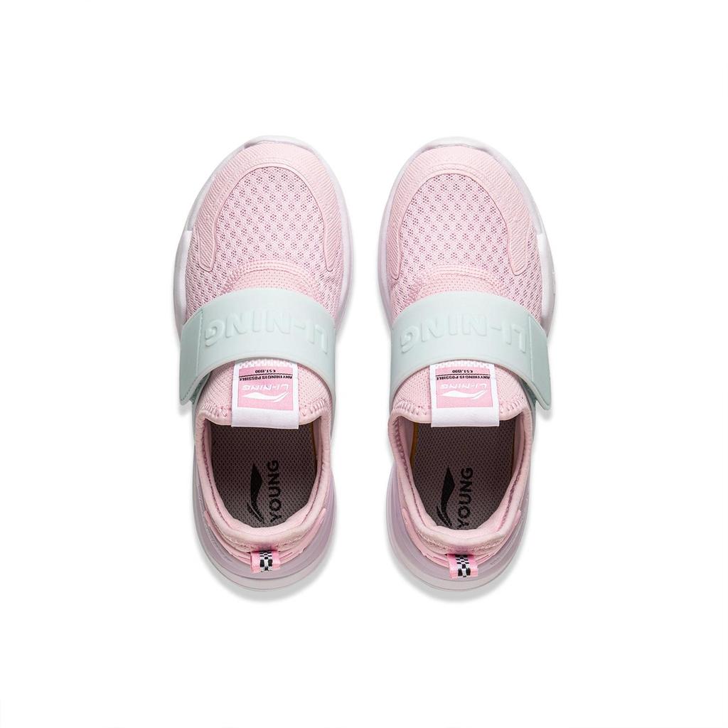 Li Ning Kids Sports Lifestyle Comfortable Fashion Shock Absorption Rebound Breathable Casual Shoes Kids Sneaker YKNU040-6