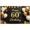 Birthday Celebration Backdrop Balloon Decorations Milestone Birthday Background 60th Birthday Display Luxury Design