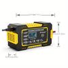 EAFC 12V Smart Battery Charger with LCD Display, 6A Intelligent Pulse Repair